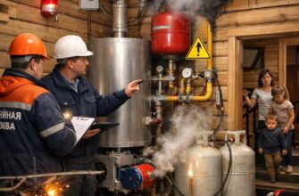 Аварийная служба и котельная в деревянном доме