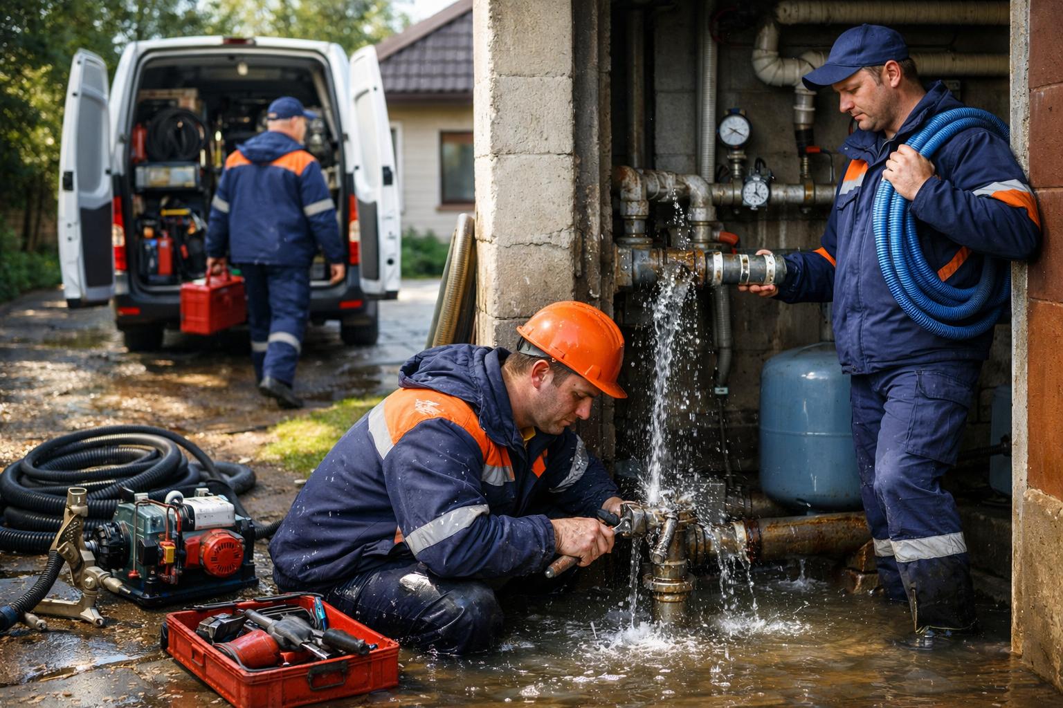 Срочный выезд 24/7: Аварийная служба Водоснабжение индивидуального дома от ООО Холдинг СпецСтройАльянс