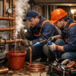 Аварийная служба для медного отопления частного дома