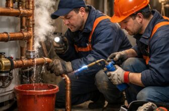 Аварийная служба для медного отопления частного дома