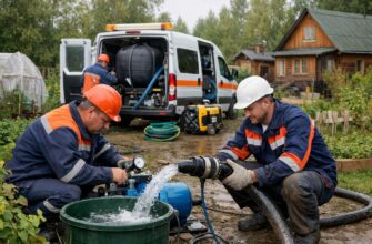 Аварийная служба: оперативное водоснабжение дачного участка