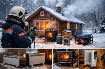 Обогрев дачного дома