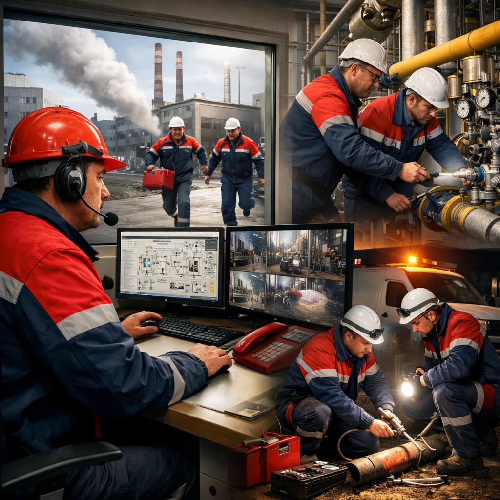 Аварийная служба Отдельная котельная: задачи и оперативность реагирования