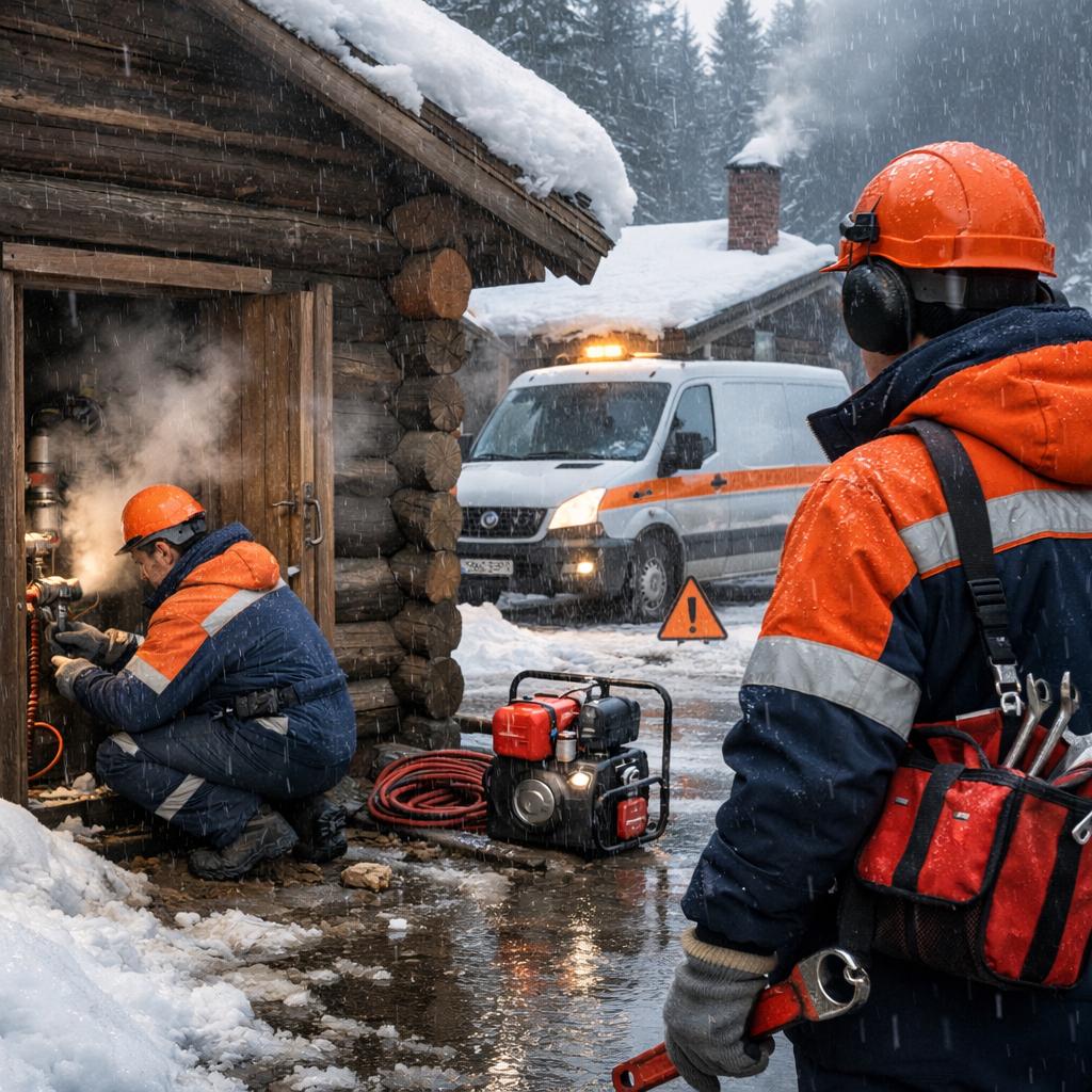 Аварийная служба Отопление бани — оперативный ремонт в любую погоду