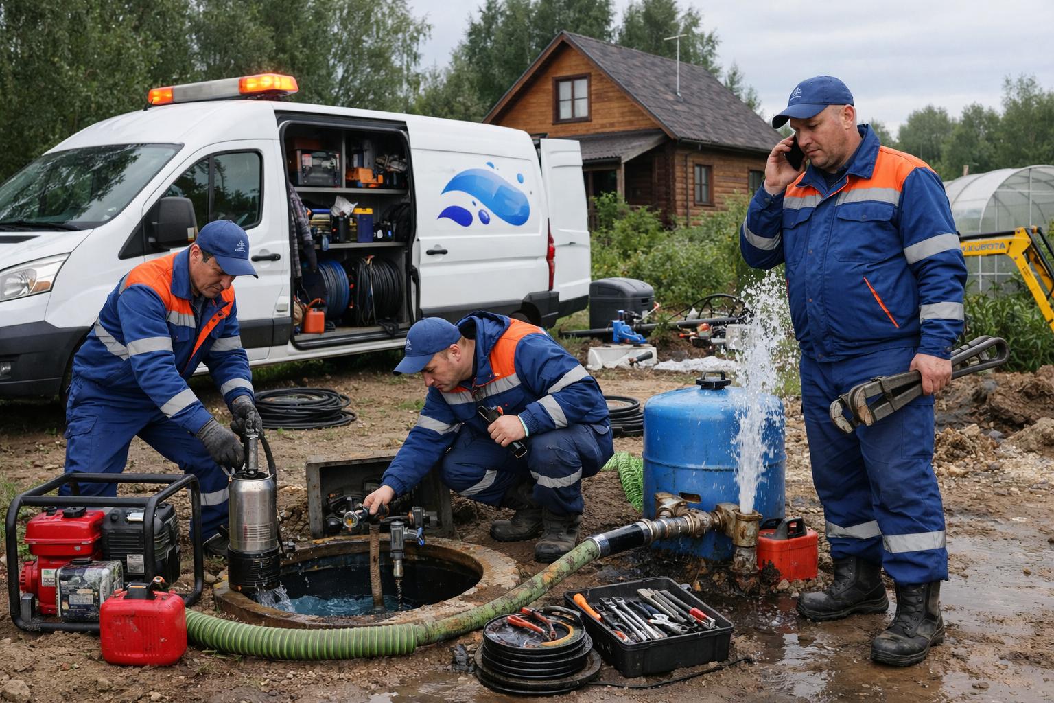 Аварийная служба Дачное водоснабжение — круглосуточная помощь от ООО Холдинг СпецСтройАльянс