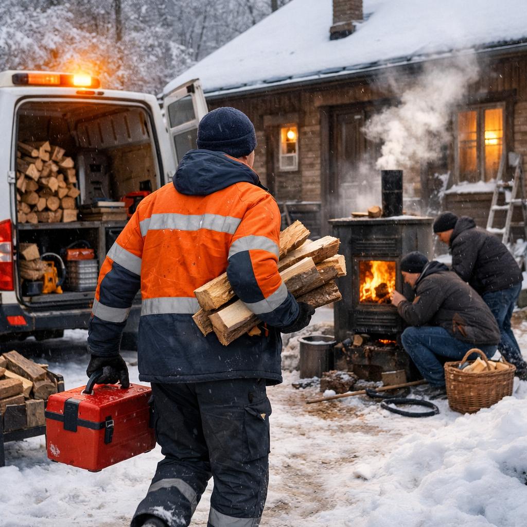 Аварийная служба Дровяное отопление частного дома: оперативный отклик и задачи