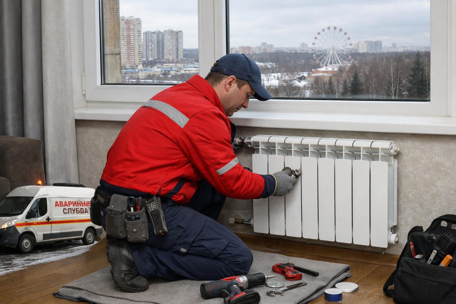Срочный монтаж радиаторов с выездом по Красногорску — вызов мастера за 30 минут
