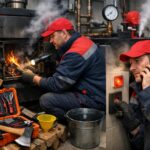 Аварийная служба для автономного отопления дровяным котлом