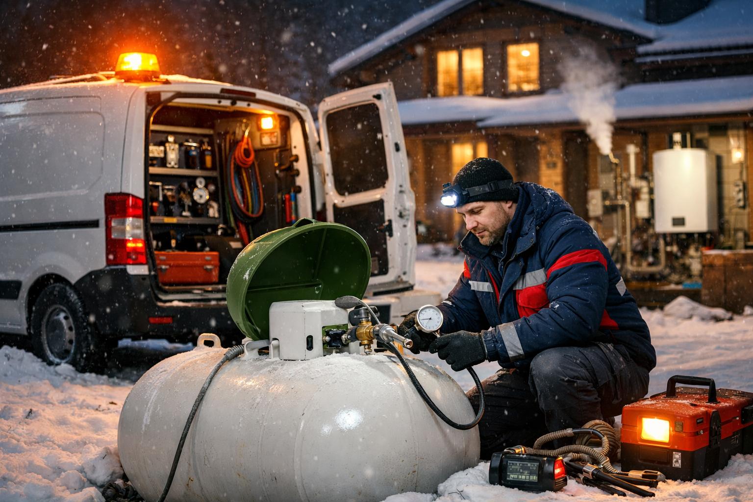Круглосуточная аварийная служба для частного дома — помощь при проблемах с газгольдером и отоплением