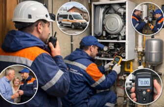 Аварийная служба при неисправностях газового отопления в небольшом доме