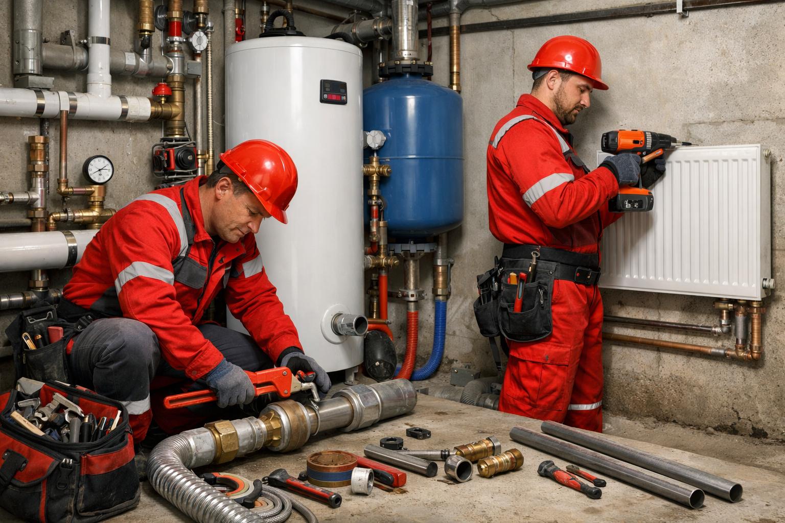 Аварийная служба 24/7: монтаж труб и установка водяного отопления — быстро и надёжно