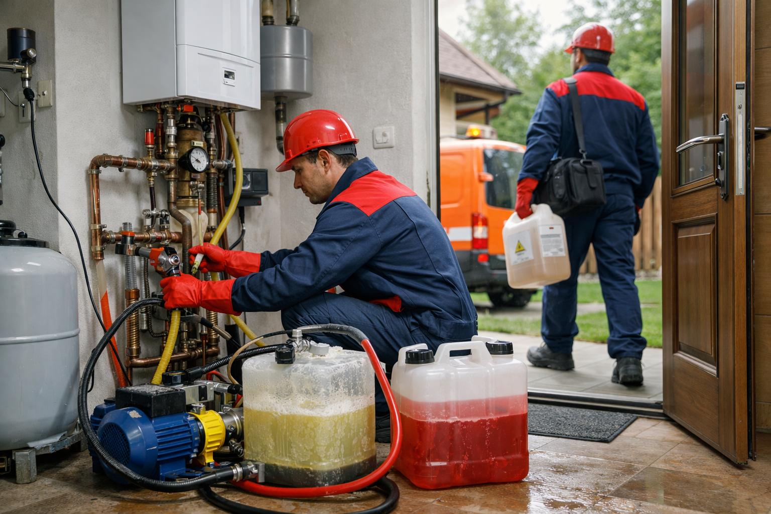 Экстренная химическая промывка отопления в частном доме — выезд в течение часа