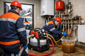 Аварийная служба: промывка системы отопления частного дома