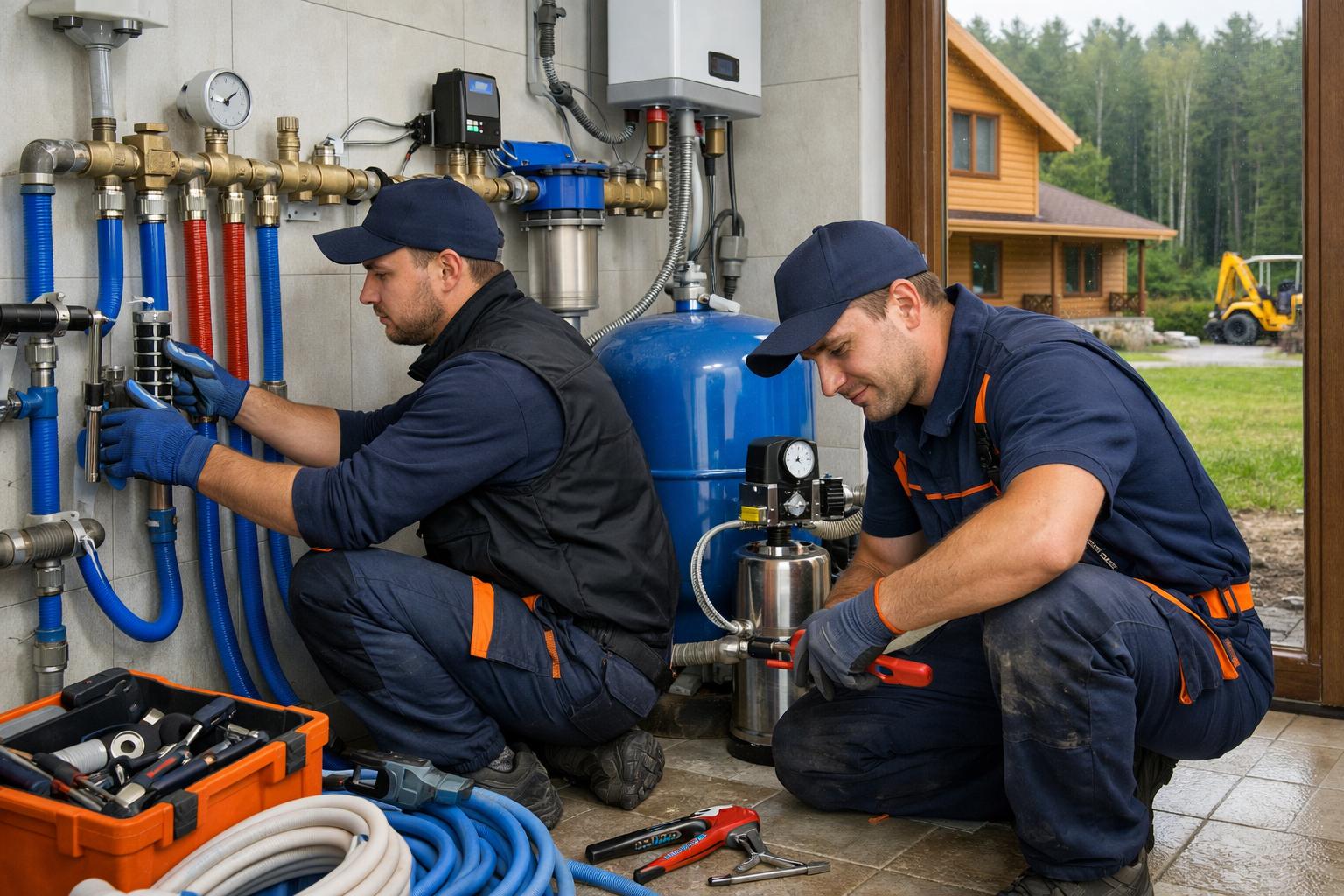 Аварийная служба «Коттедж» — срочный профессиональный монтаж водоснабжения для загородного дома