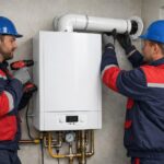 Аварийная служба: монтаж котла с коаксиальным дымоходом