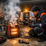 Аварийное электрическое отопление гаража