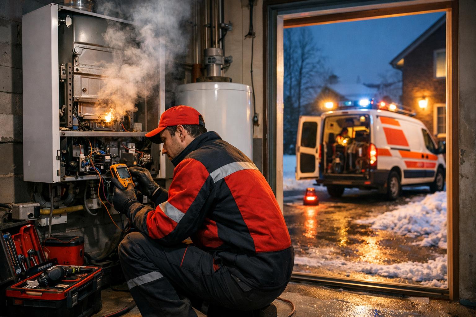 Срочная аварийная служба котельного оборудования — выезд 24/7 от