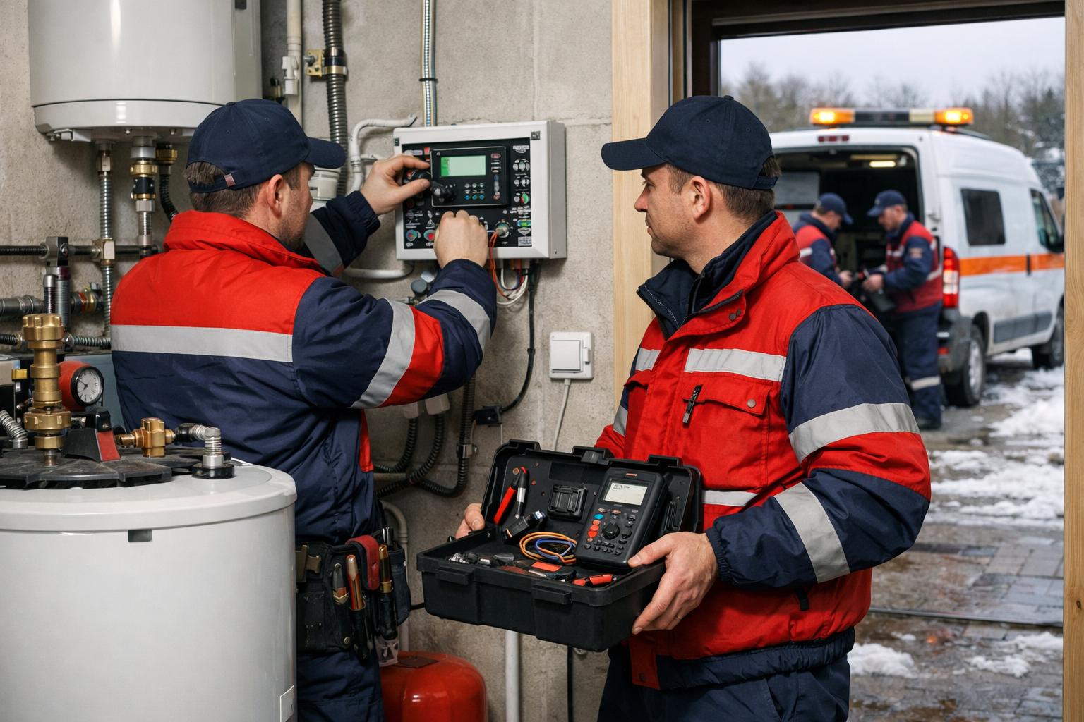 Моментальный выезд аварийной бригады — устранение перебоев отопления 24/7