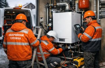 Аварийная служба при установке котельной