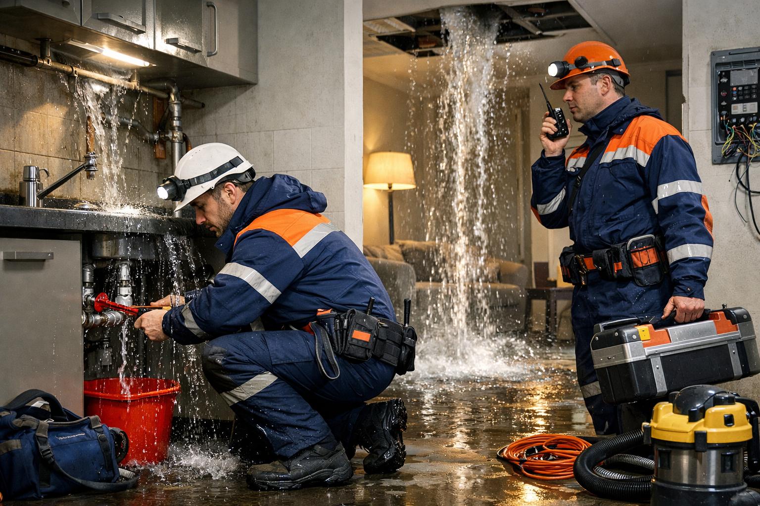 Аварийная служба 24/7 — оперативный выезд и немедленное устранение протечек и аварий