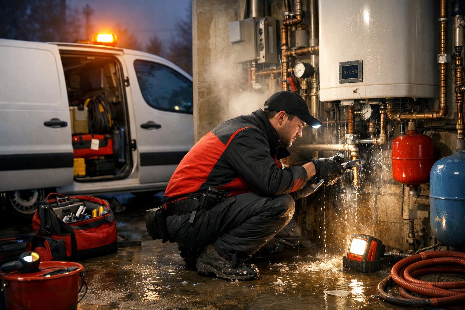 Аварийная служба — системы отопления и водоснабжения: круглосуточная помощь 8 495 744 67 74