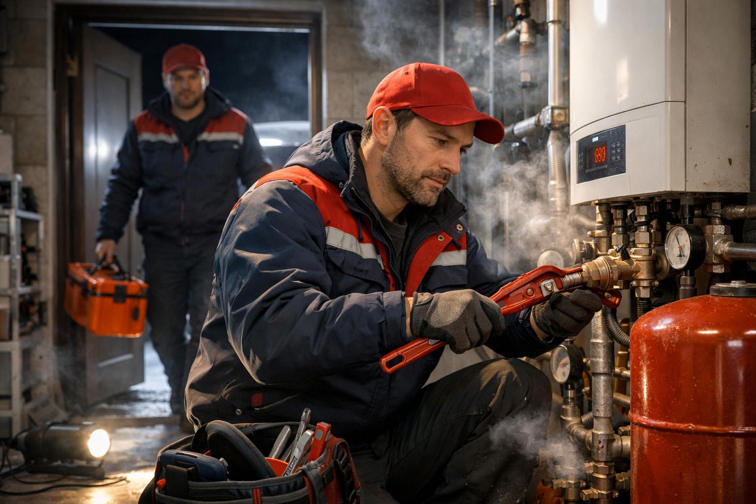 Срочный выезд 24/7 — мы на месте быстро, когда отопление подводит