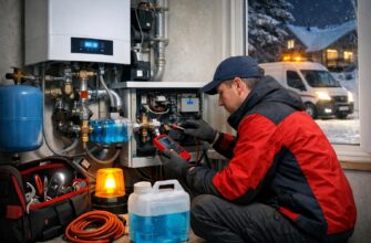 Аварийная служба частного дома: электрическое отопление на антифризе