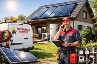 Аварийная служба для частного дома: солнечное отопление