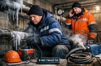 Аварийная служба: замёрз водопровод