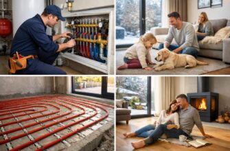 Аварийная служба для частного дома: почему напольное водяное отопление