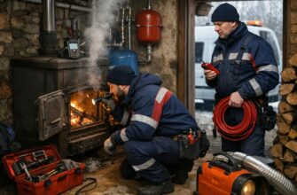 Аварийная служба для частного дома: помощь при проблемах с дровяным отоплением