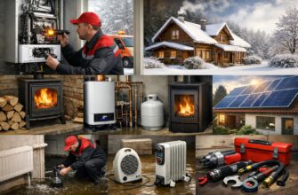 Аварийная служба частного дома: виды отопления загородного дома