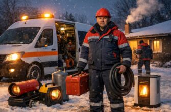 Аварийная служба и виды автономного обогрева жилья
