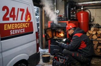 Аварийная служба для частного дома: помощь при неисправностях котельной твердотопливного отопления