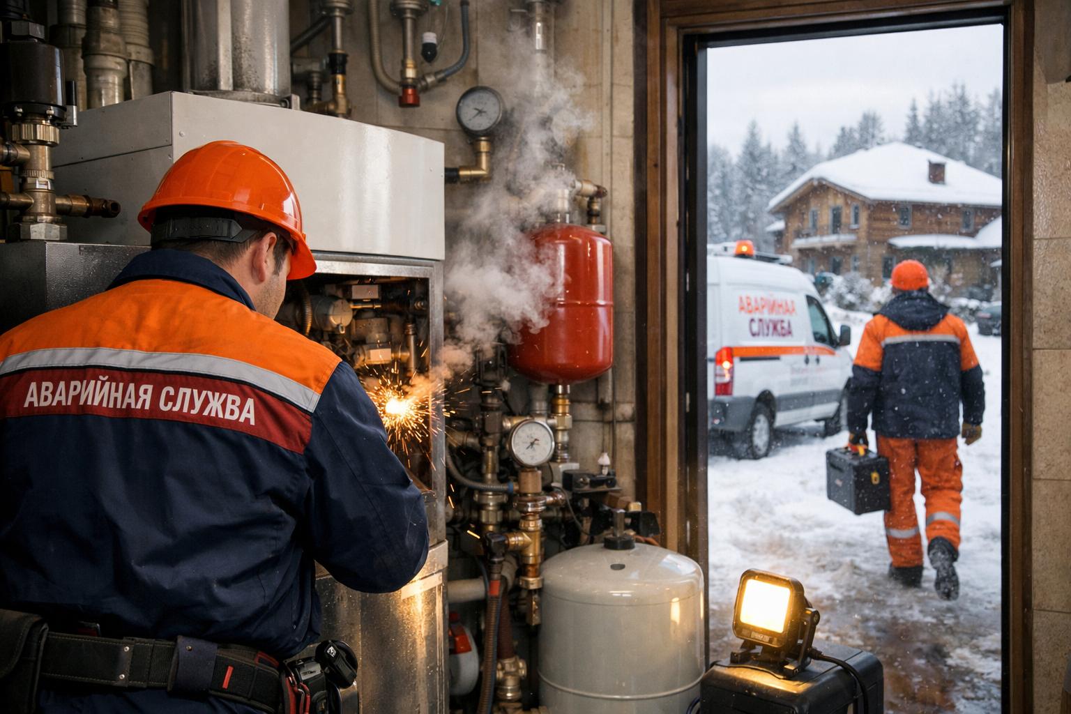 Аварийная служба котельной загородного дома — оперативная помощь от