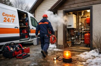 Аварийная служба частного дома: монтаж котельной и срочный ремонт отопления