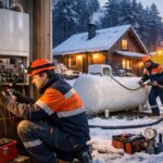 Аварийная служба для частного дома: отопление дачи от газгольдера