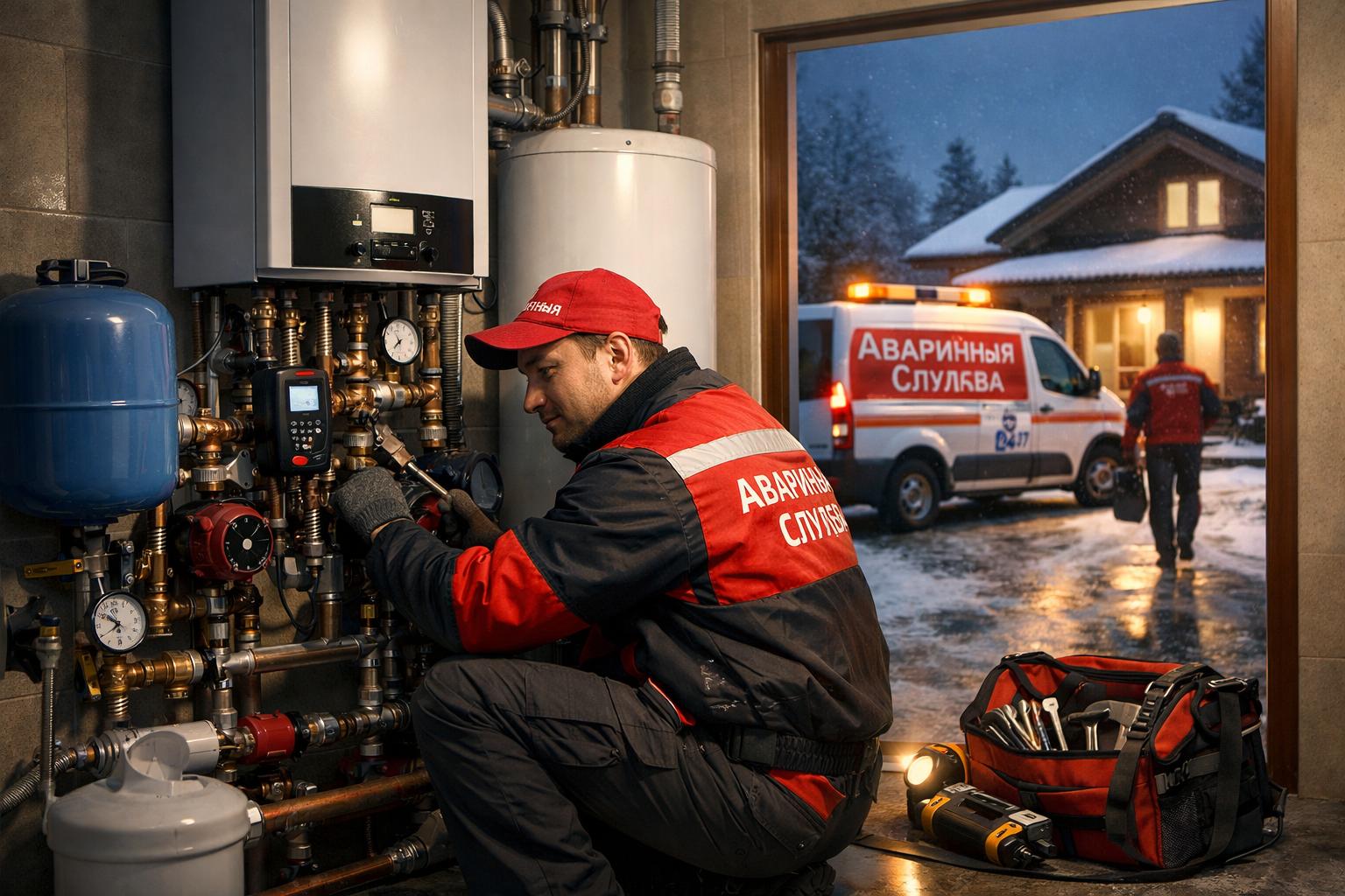 Аварийная служба — системы отопления и водоснабжения: профессионально, быстро, 24/7