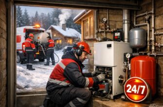 Автономное отопление дачи на жидком топливе: аварийная служба