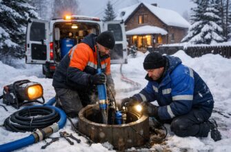 Аварийная служба частного дома: обеспечение зимнего водоснабжения из скважины