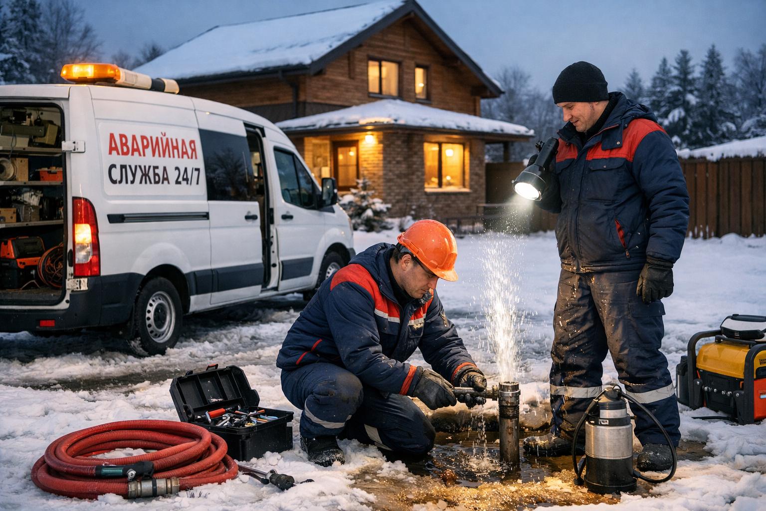 Аварийная служба частного дома в Чеховском районе — оперативная помощь 24/7 от