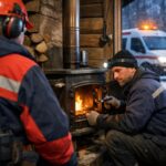 Дровяное отопление дачи: аварийная служба