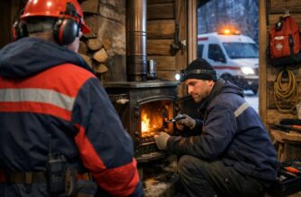 Дровяное отопление дачи: аварийная служба