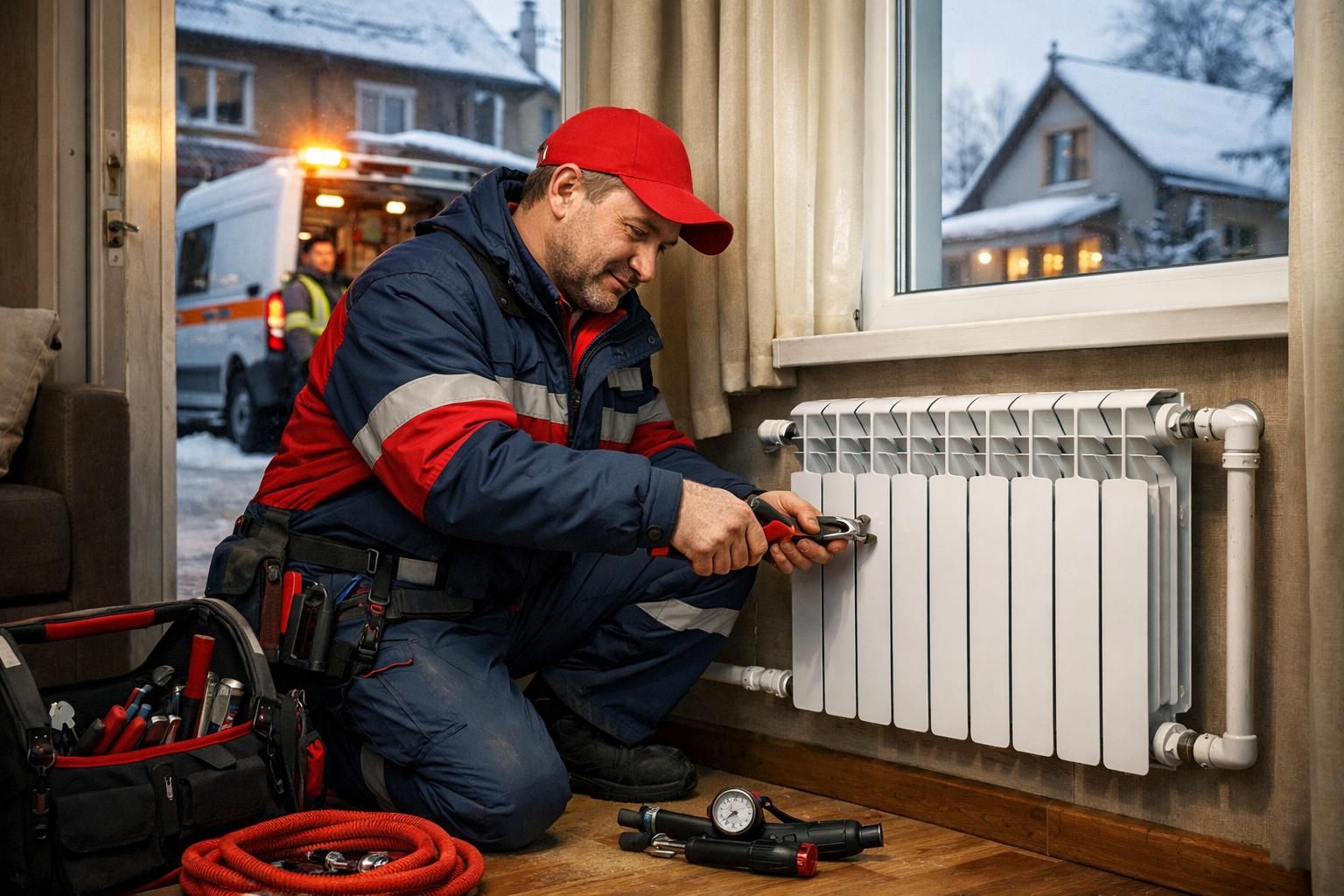 Экстренный выезд 24/7 — «Аварийная служба — системы отопления водоснабжения» 8 495 744 67 74