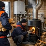 Аварийная служба коттеджа: отопление дачи дровами