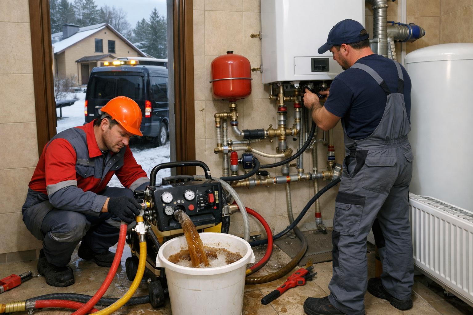 Срочная промывка системы отопления в коттедже — приезжаем немедленно и решаем проблему