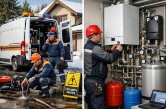 Аварийная служба и монтаж индивидуальной котельной