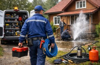 Аварийная служба водоснабжения частного дома: оперативная помощь дачникам