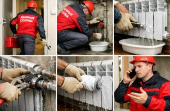 Аварийная служба для алюминиевого отопления: что делать при аварии