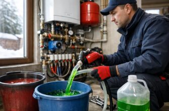 Аварийная служба частного дома: профессиональная замена теплоносителя в системе отопления